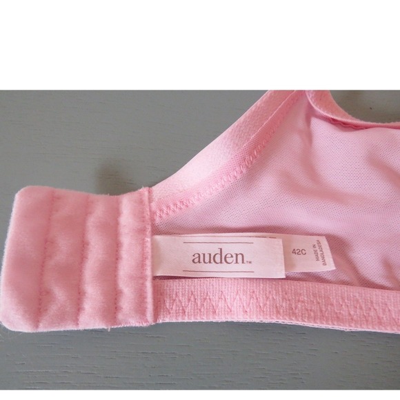 Auden Unlined Lace Underwire Balconette Bra Blush Pink Size 42C - Picture 4 of 9